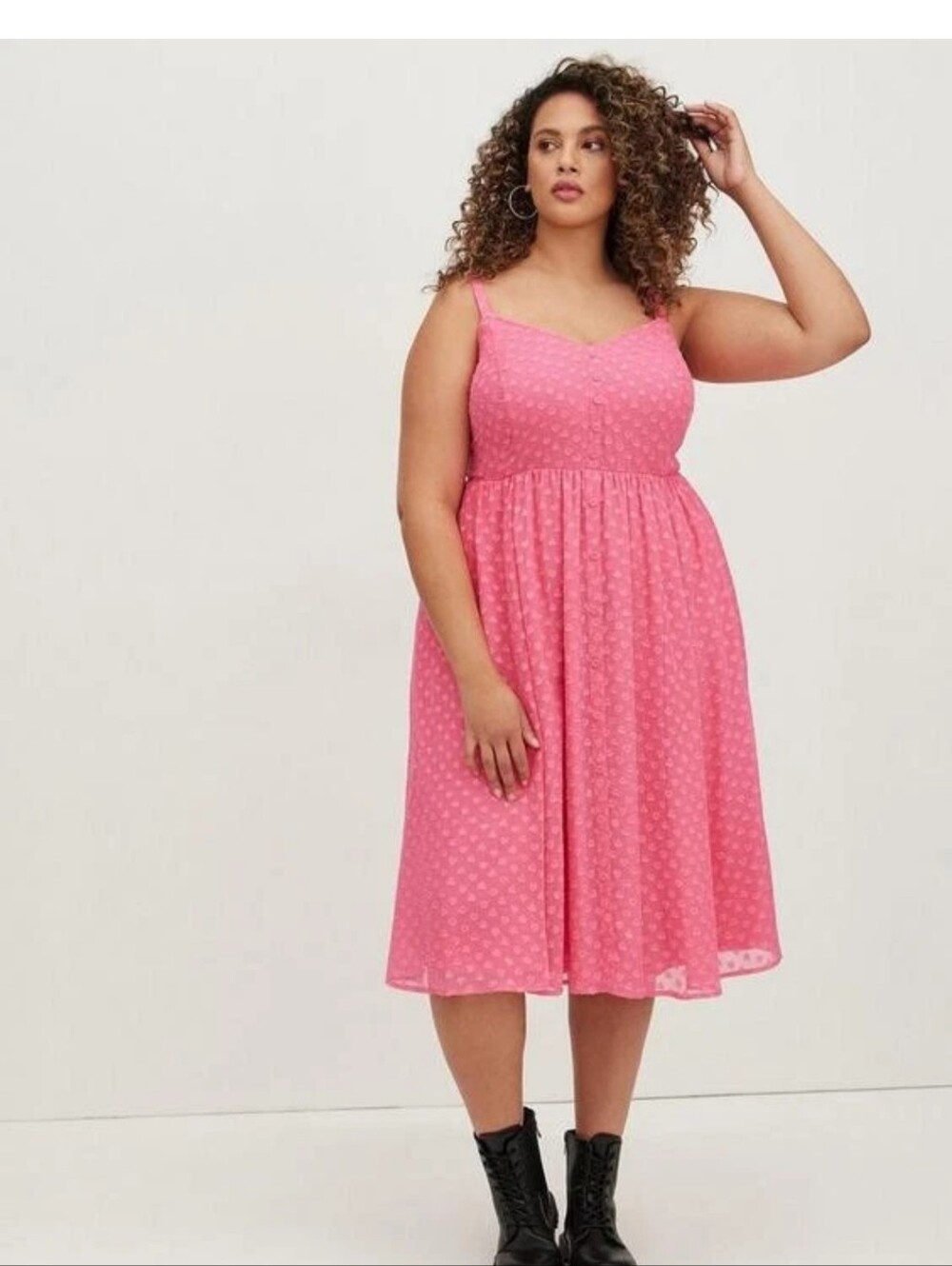 Torrid Pink Dress 18 -20 - Picture 6 of 9